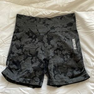 Gymshark | Shorts | Gymshark Adapt Camo Seamless Shorts Black | Poshmark